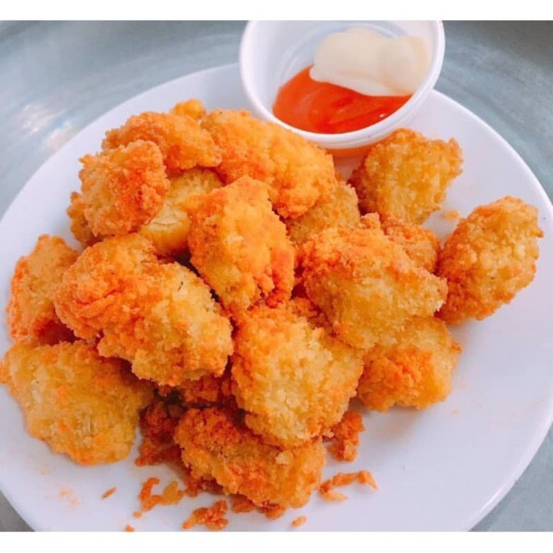 Gà viên lắc phô mai